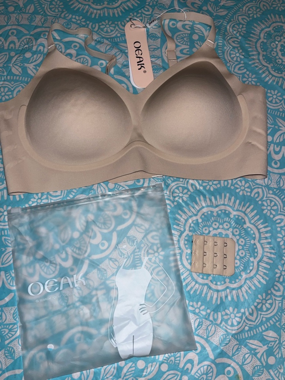 OEAK Nude Wireless Seamless T-Shirt Bra